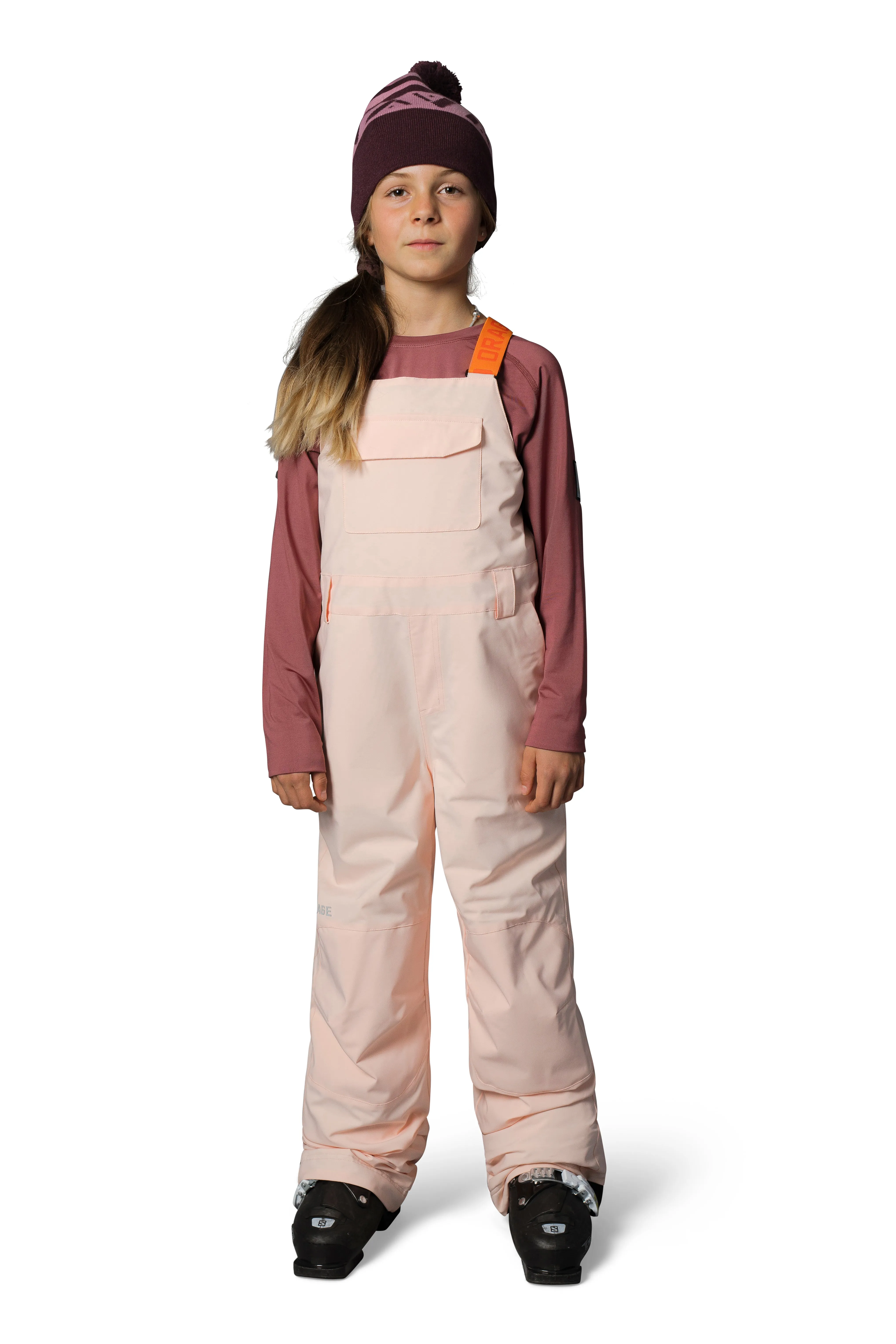 SAMPLE - Terrain Insulated BIB-Pink cloud