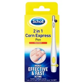 Scholl 2 in 1 Corn Express Pen Treatment 1ml