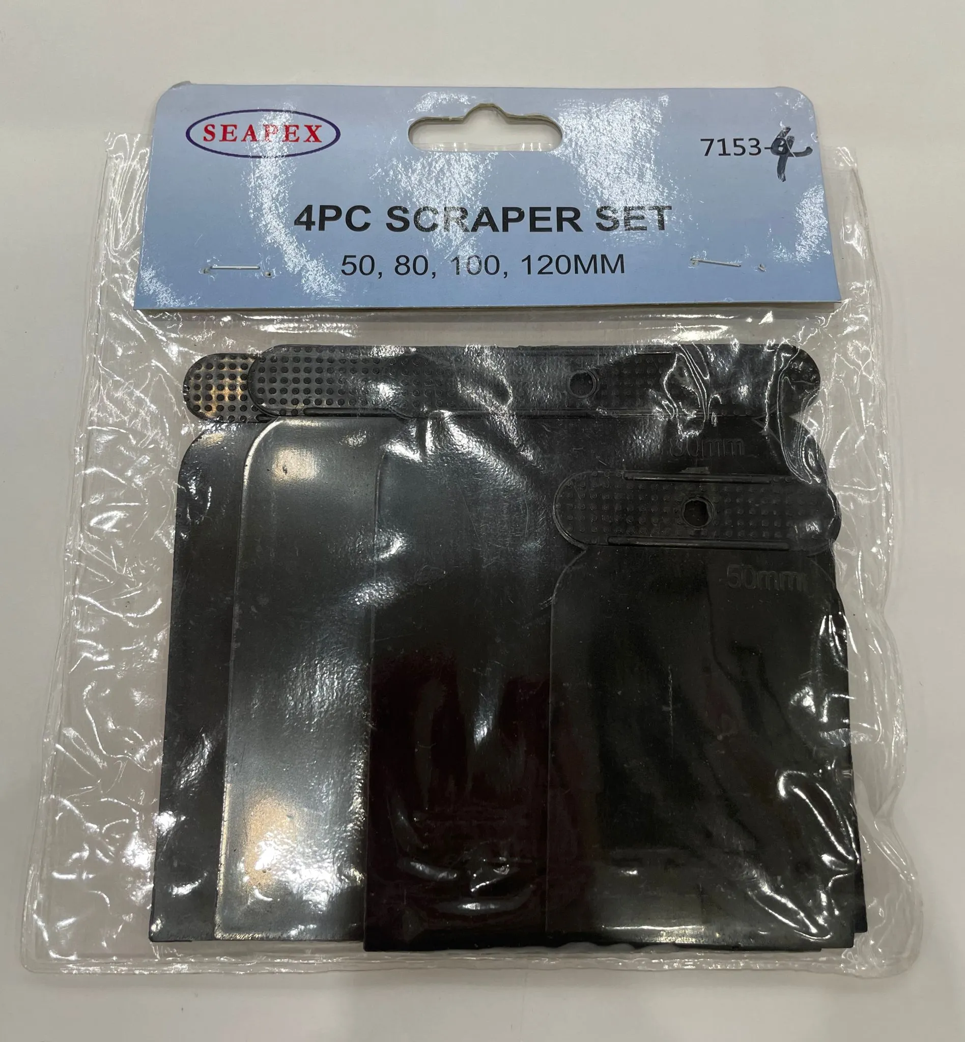 Seapex 4pc Plastic Scraper Set #7154