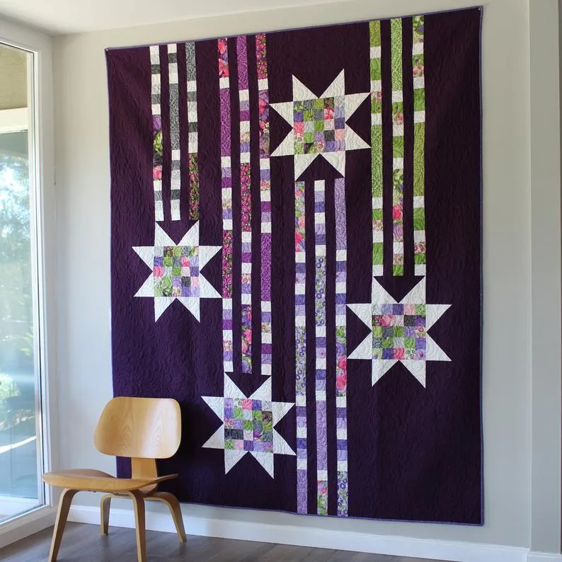 Showering Stars Quilt Pattern