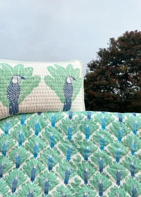 Single Quilt Set Hornbill Bird