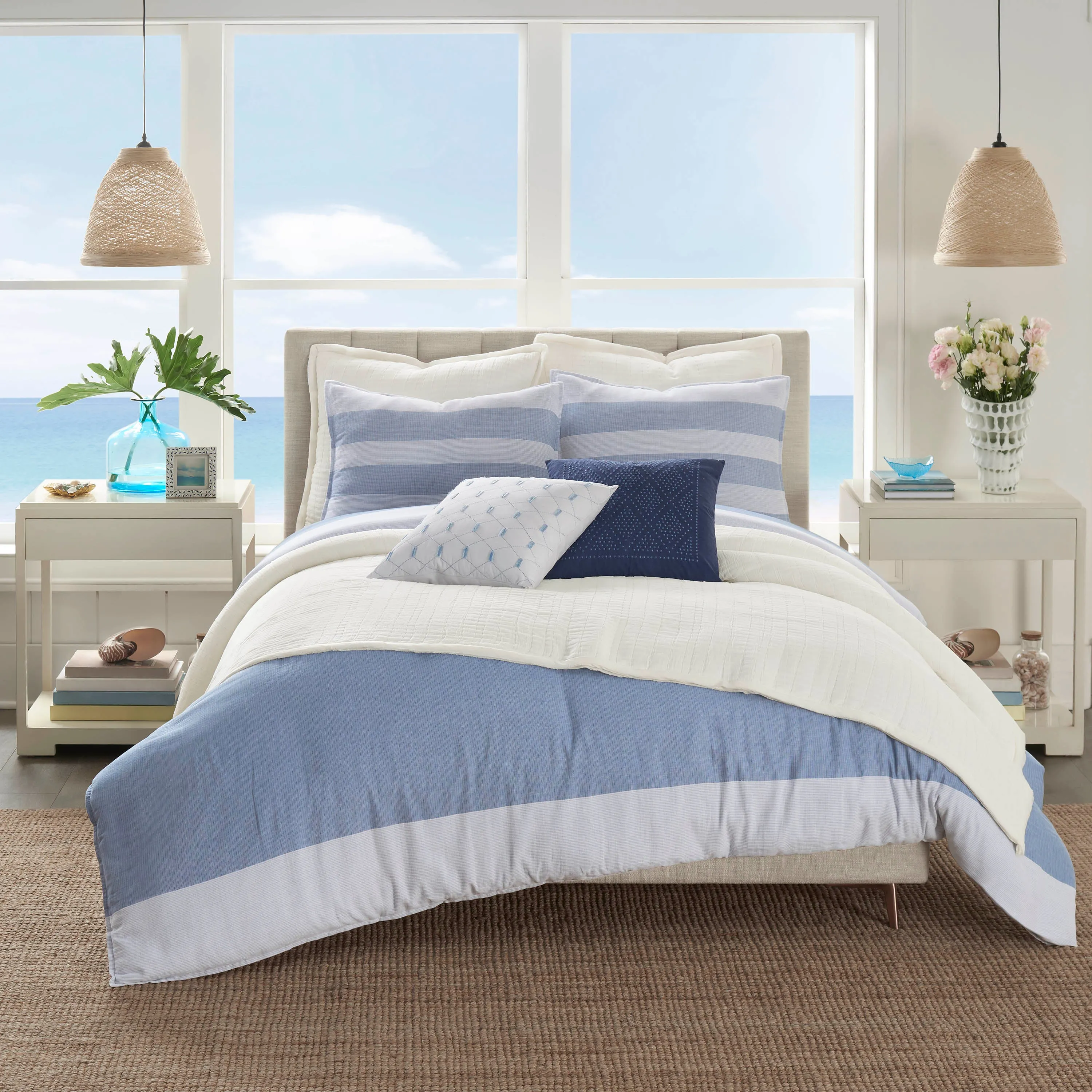 Southern Tide Lakeshore Blue Comforter Set