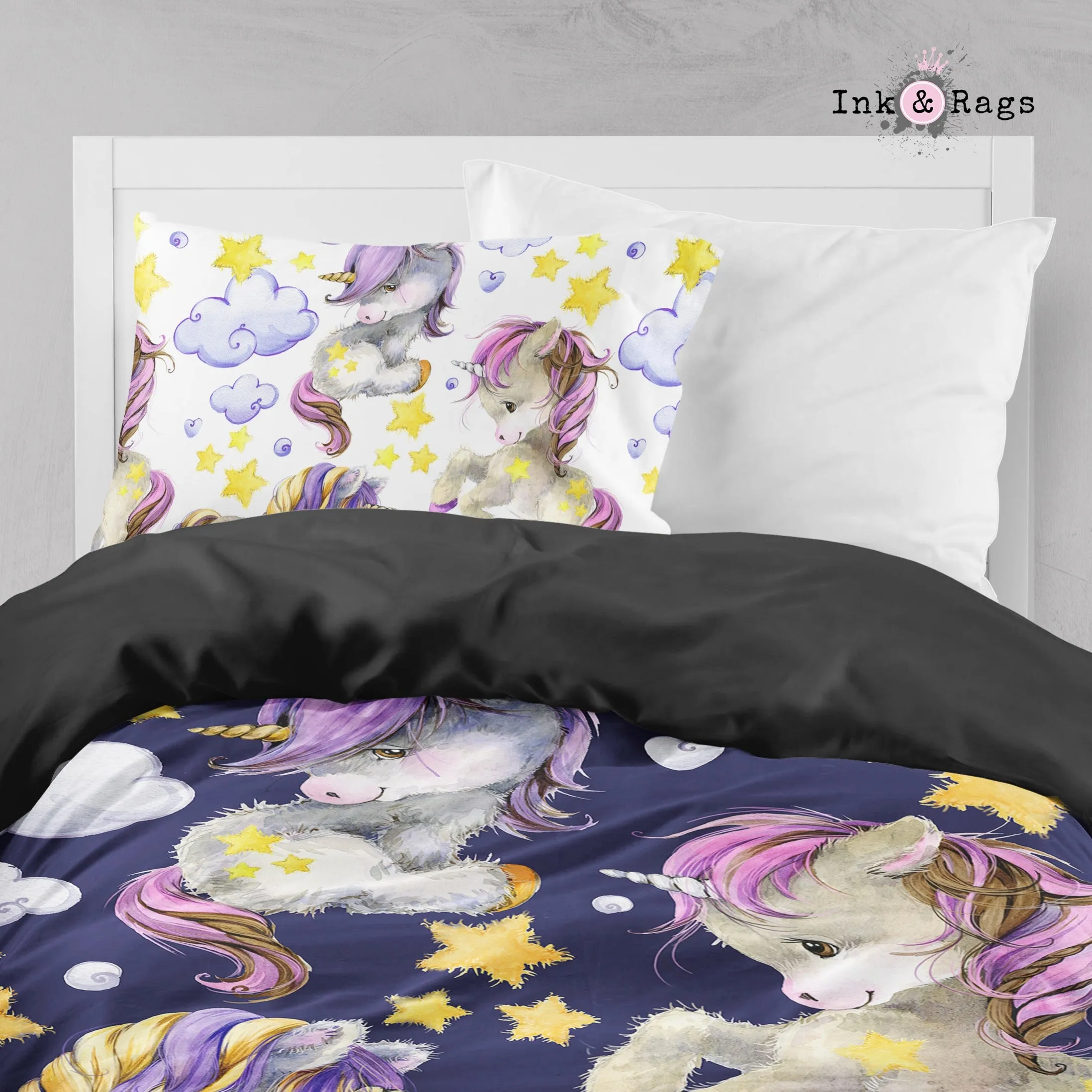 Starlight Unicorn Babies Crib and Toddler Bedding Collection