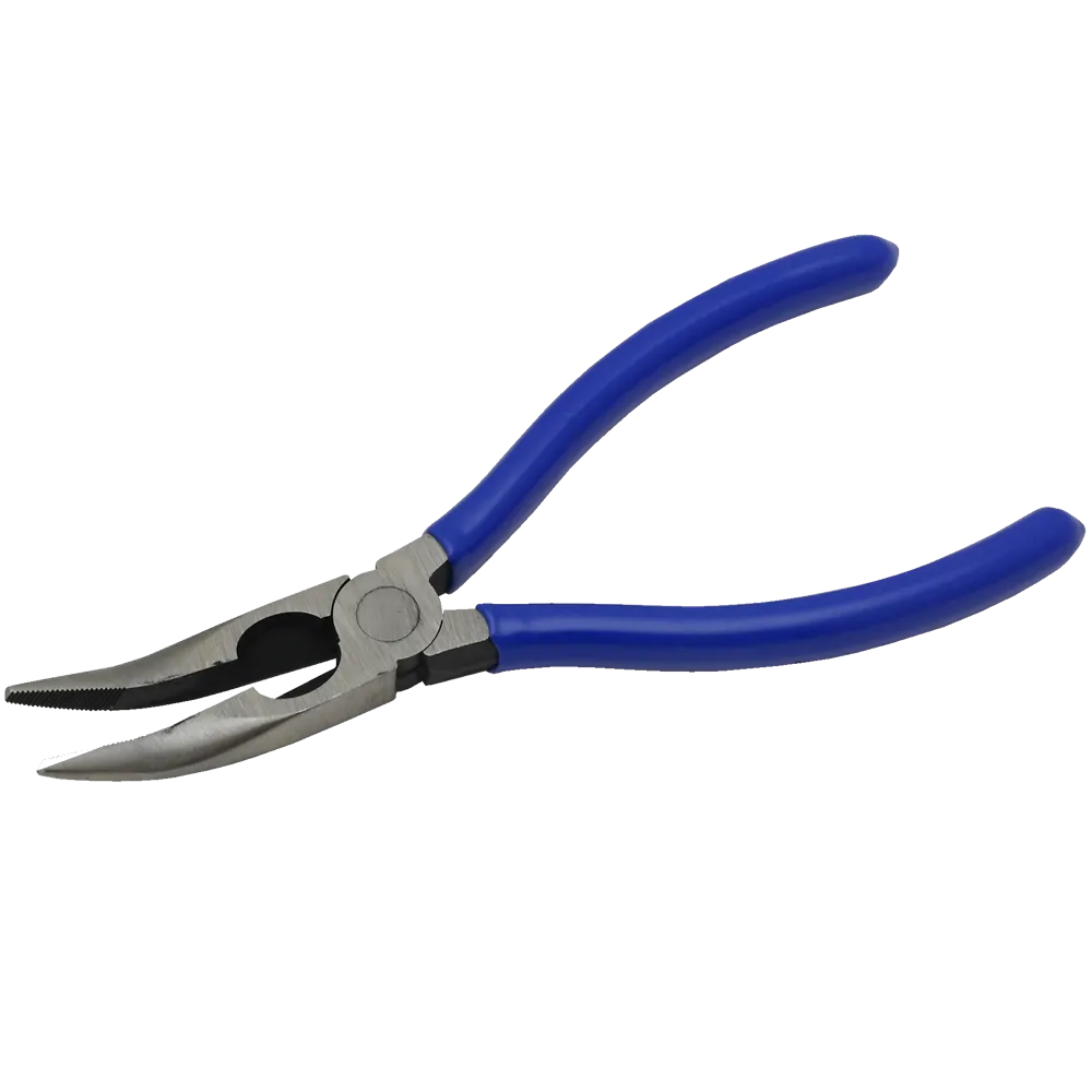 Straight Needle Nose Pliers with Cutter, with Vinyl Grips