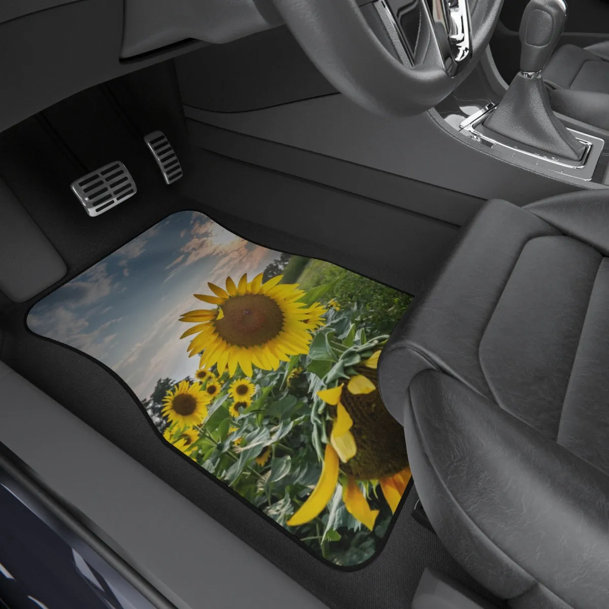 Sun Flower Car Mats (Set of 4)