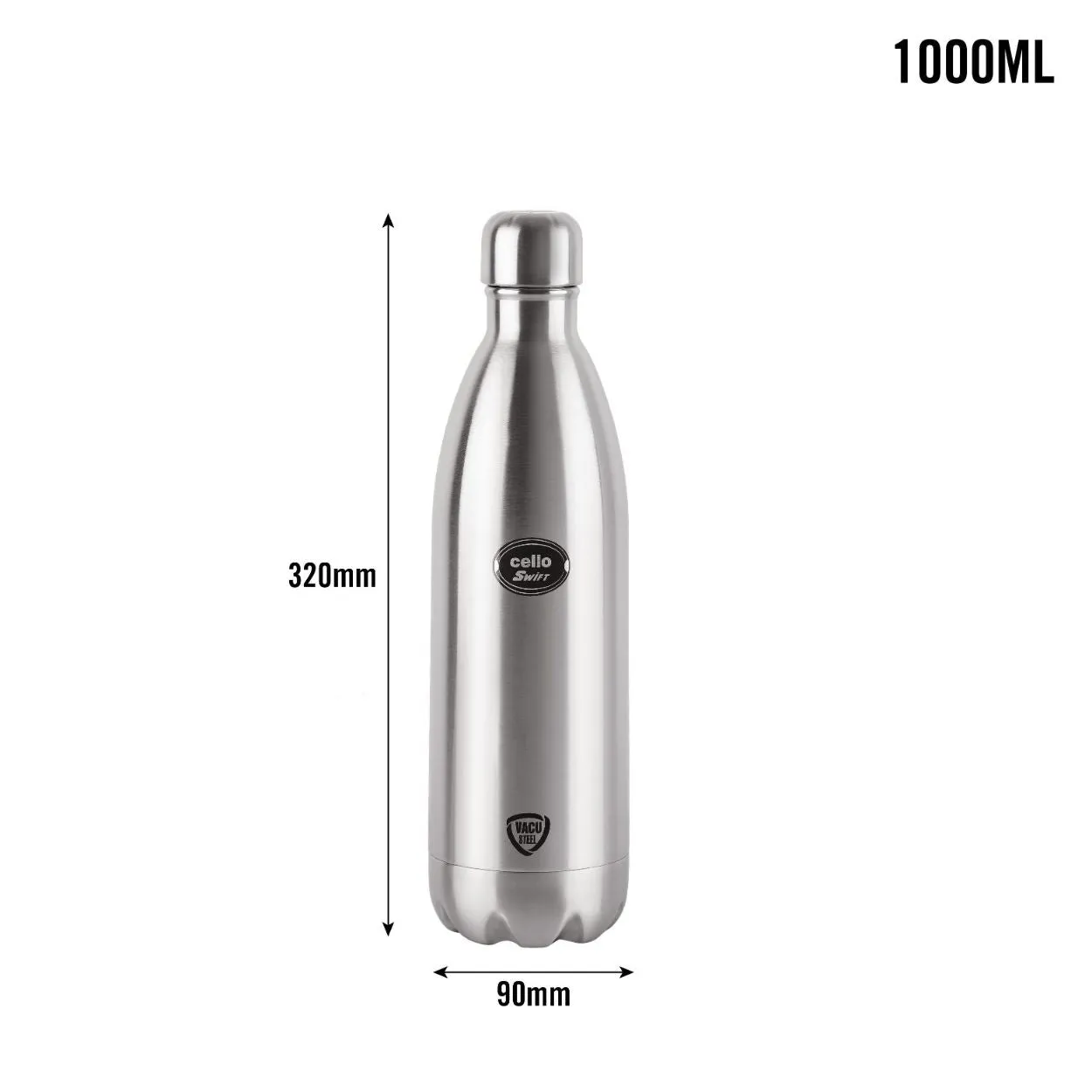 Swift Flask, Vacusteel Water Bottle, 1000ml