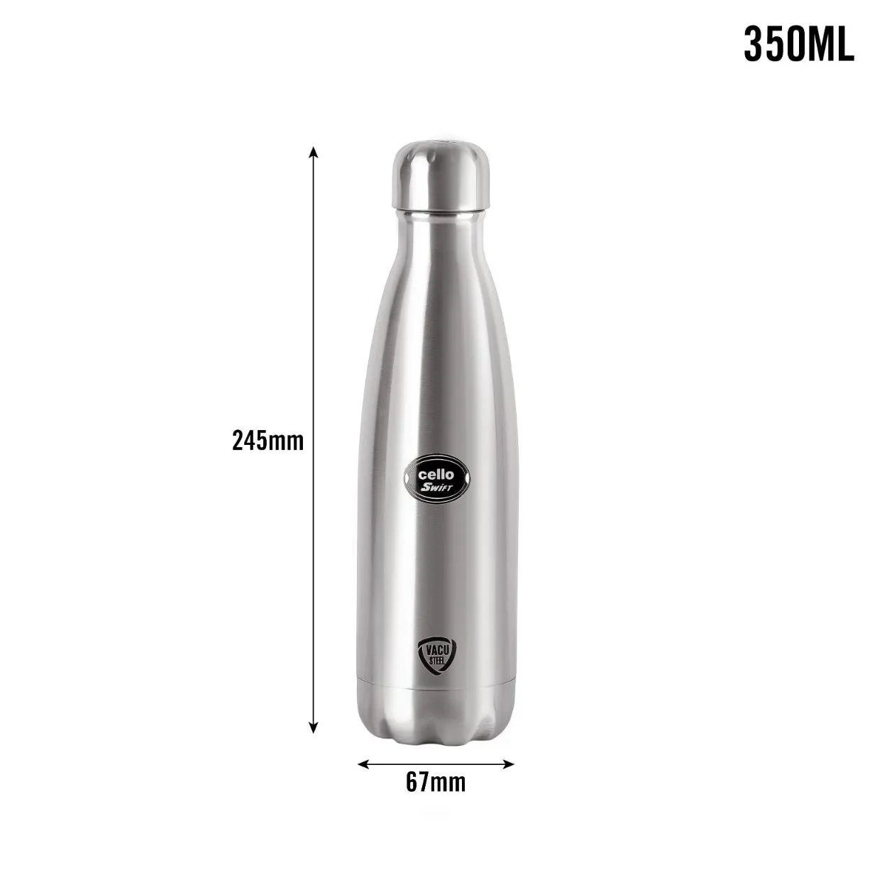 Swift Flask, Vacusteel Water Bottle, 350ml