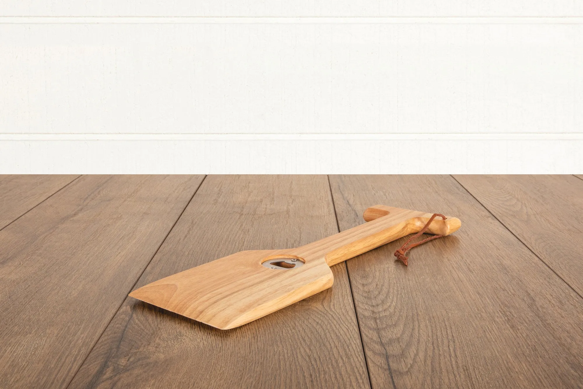 TCU Horned Frogs - Hardwood BBQ Grill Scraper with Bottle Opener