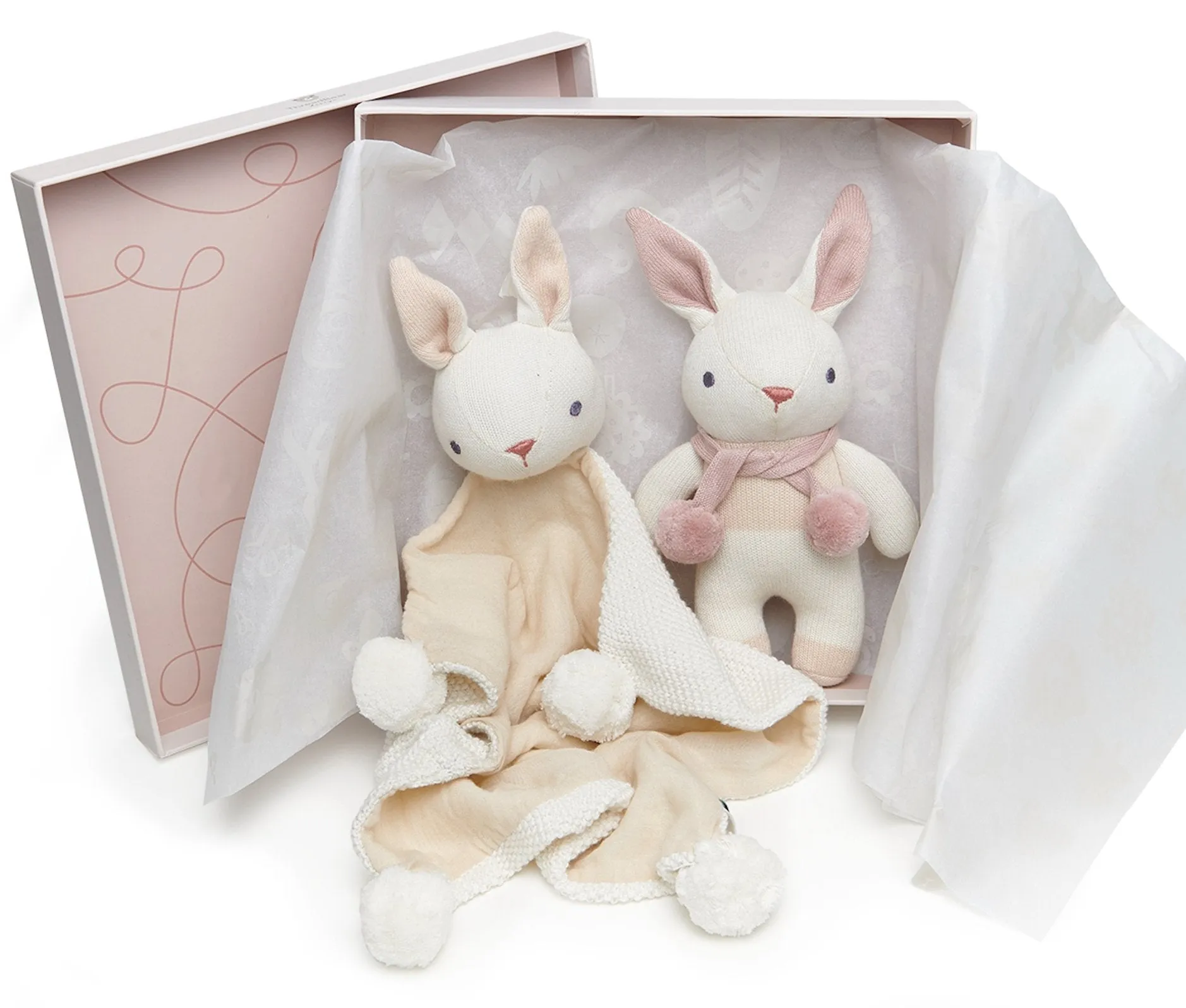 Tenderleaf Toys Baby Threads Cream Bunny Baby Gift Set