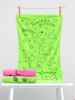 THE LITTLE LOOKERS® Towel for Newborn/ Baby/ Kids| Super Soft Baby Bath Towel Set for Infants/ Bathing Accessories| Pink & Green