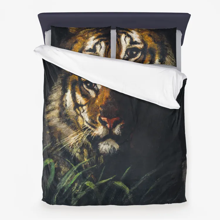 Tiger's Head Duvet Cover