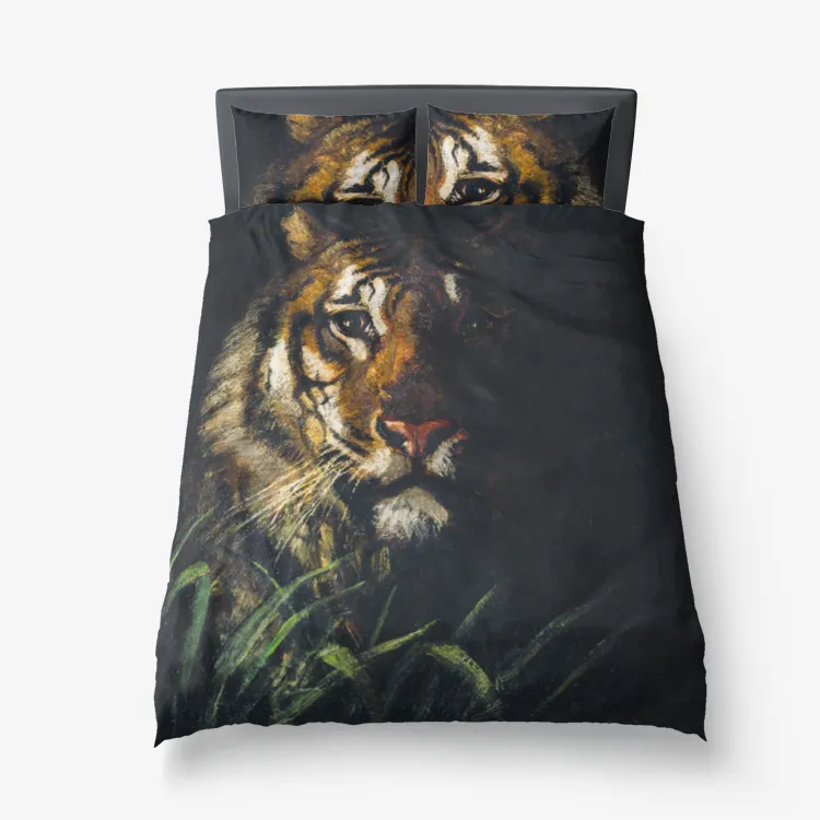 Tiger's Head Duvet Cover