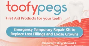 Toofypegs Emergency Temporary Repair Kit for Fillings & Crowns