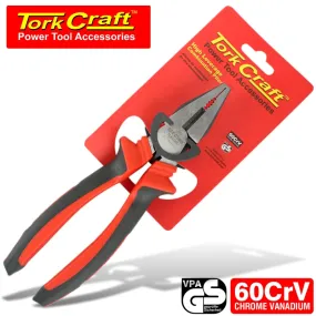 TORK CRAFT PLIERS COMBINATION HIGH LEVERAGE CRV 200MM TC530200