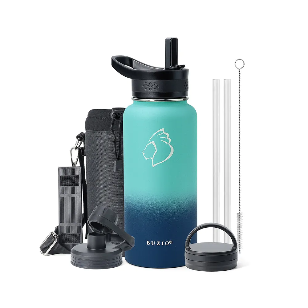 Trio Series Water Bottle with 3 Lids | 32oz