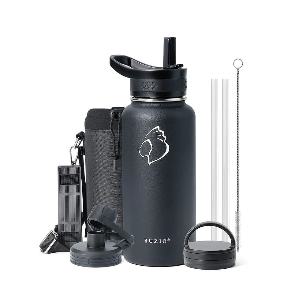 Trio Series Water Bottle with 3 Lids | 32oz