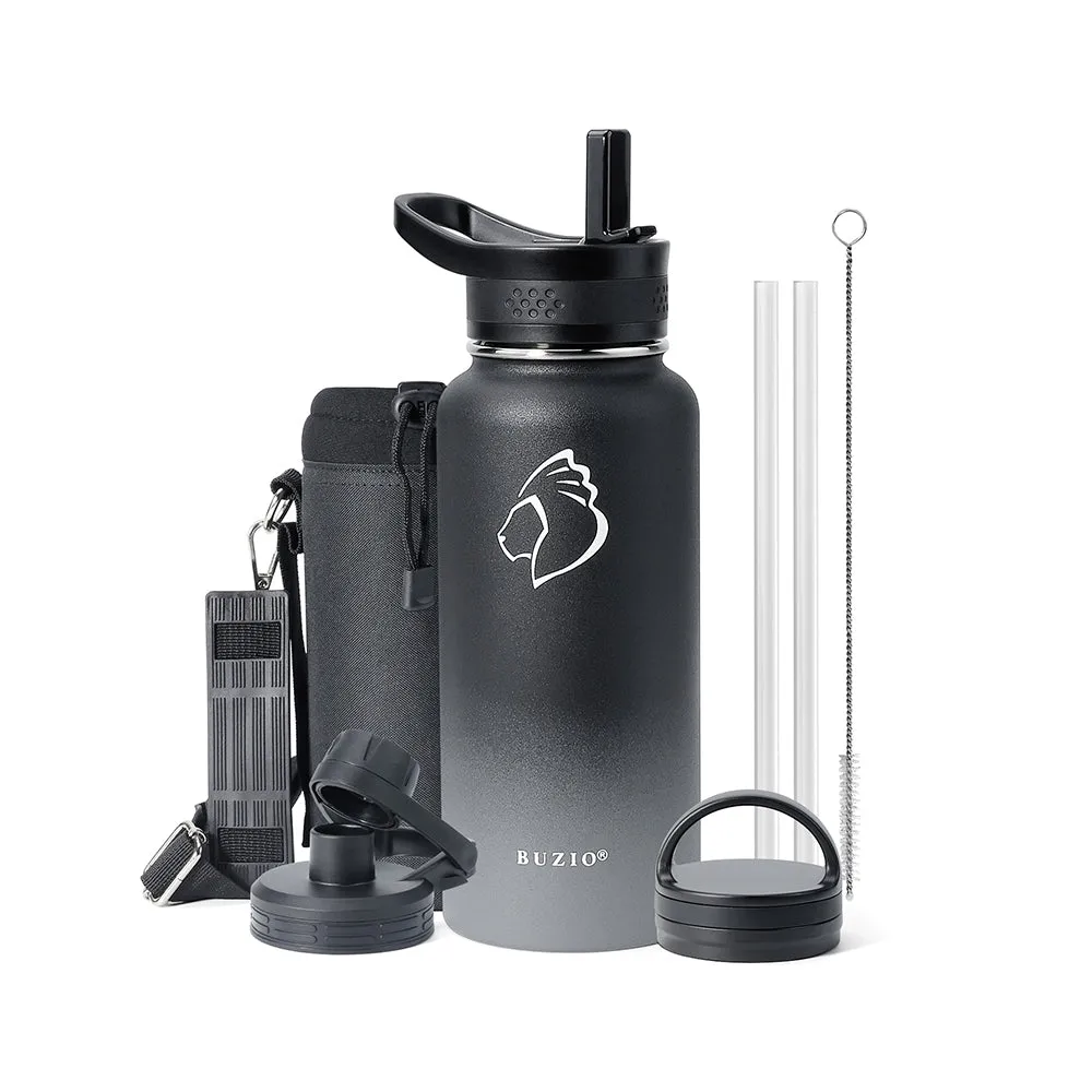 Trio Series Water Bottle with 3 Lids | 32oz