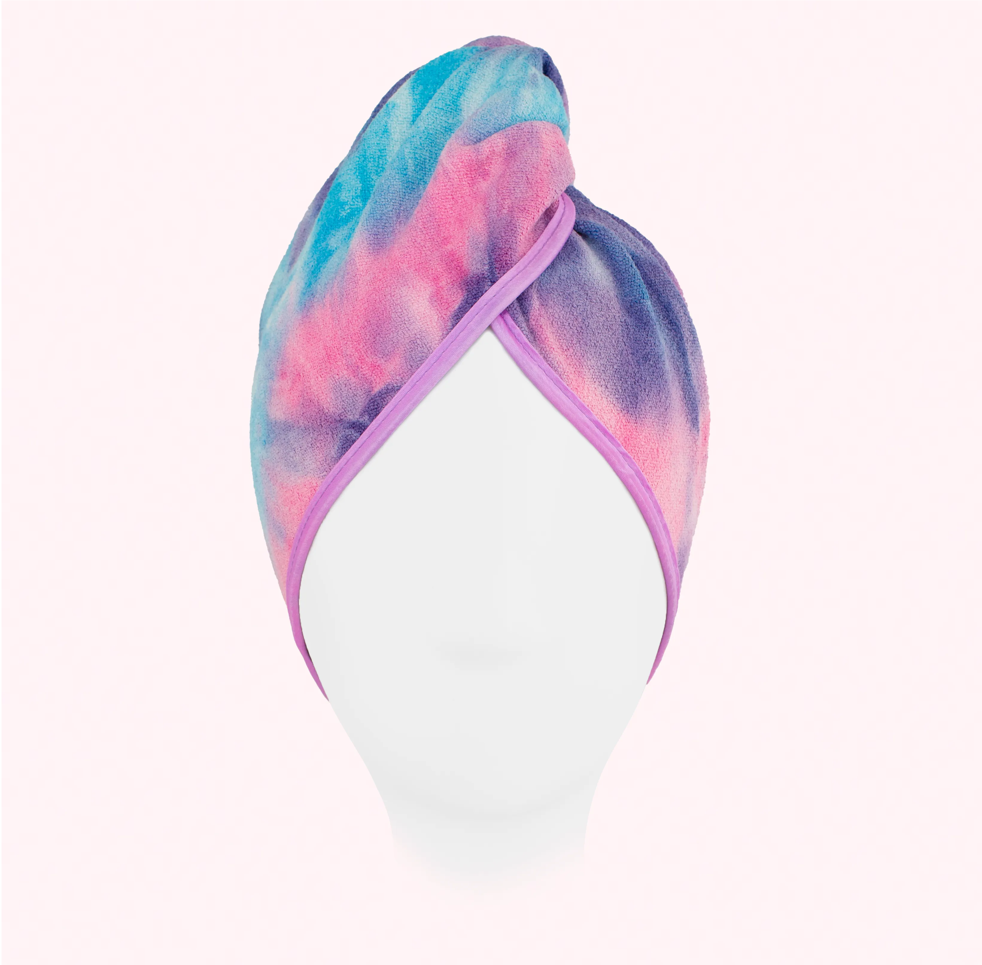 Unicorn Microfibre Hair Towel® Wrap Tie Dye Pink