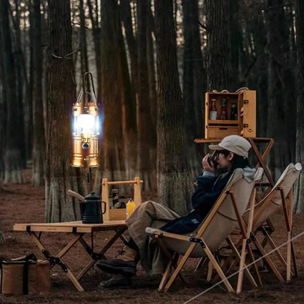 USB Vintage Theme LED Camping Lamp