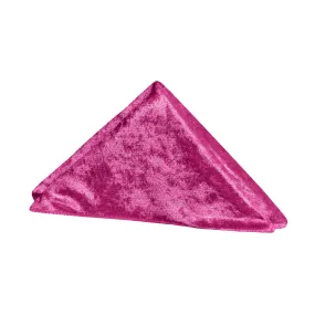 Velvet 20"x20" Linen Napkin - Magenta