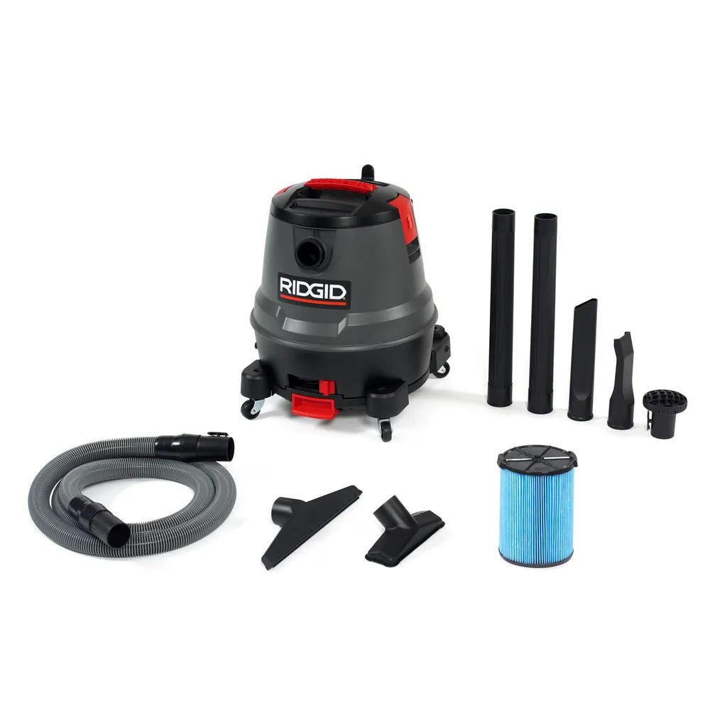 Wet/Dry Vacuum - Ridgid 1250RV 12 Gallon Motor-On-Bottom Portable 50333