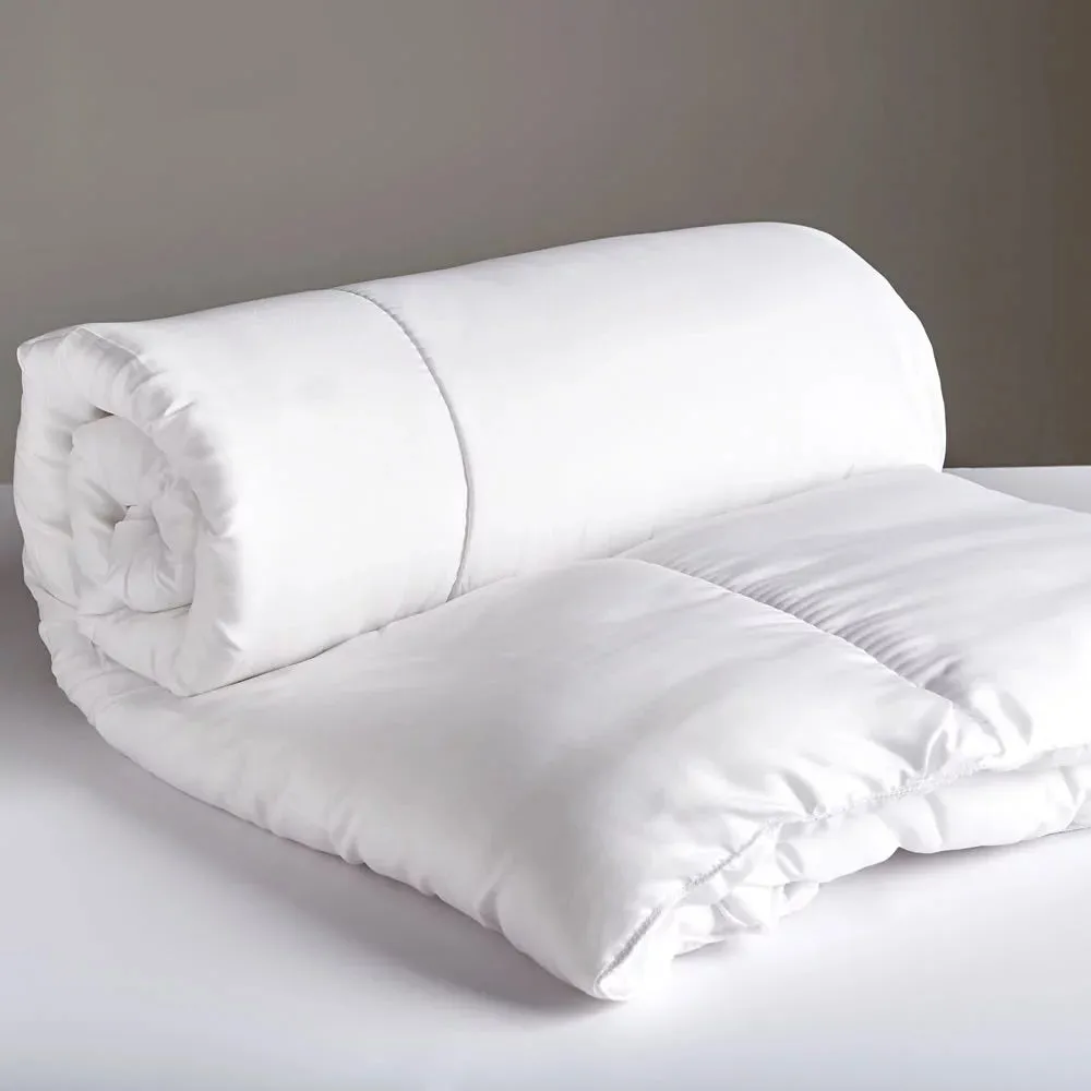 White Comforter-Double 1 piece 100% Cotton 300TC Fabric  Soft Filling - (220 X 240 CM) - White