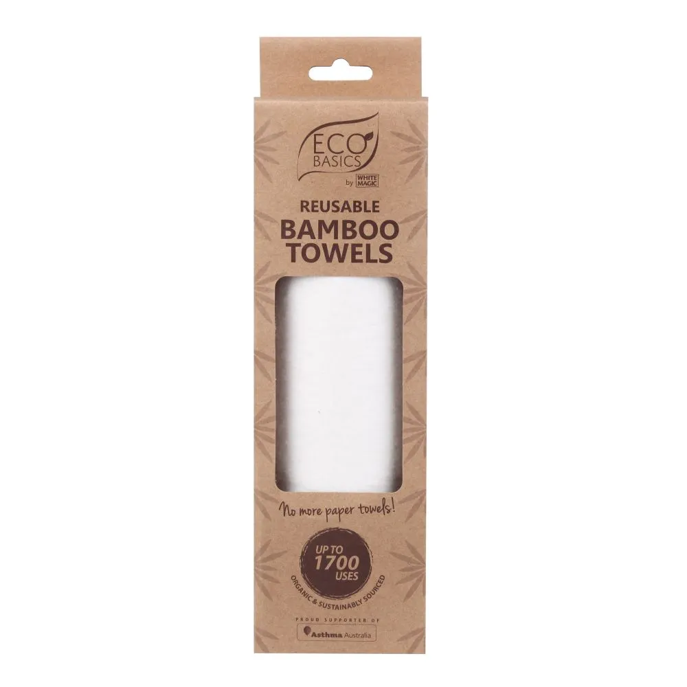 White Magic Bamboo Paper Towel Roll