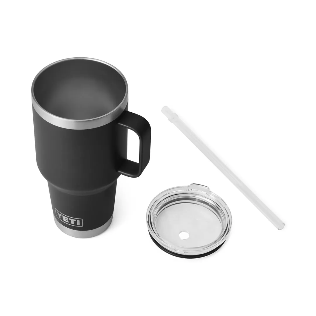 YETI 35 oz Rambler Straw Mug Black