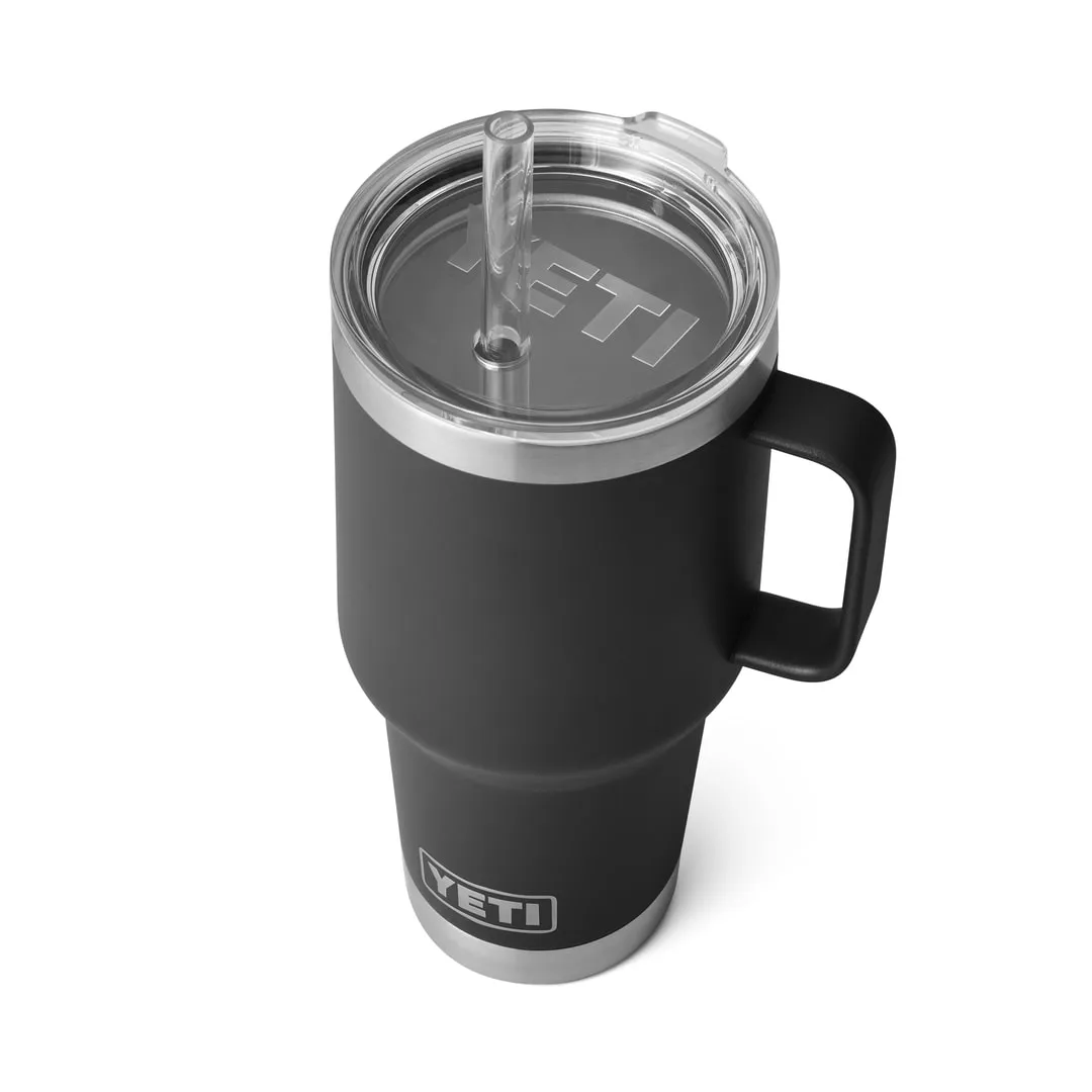 YETI 35 oz Rambler Straw Mug Black