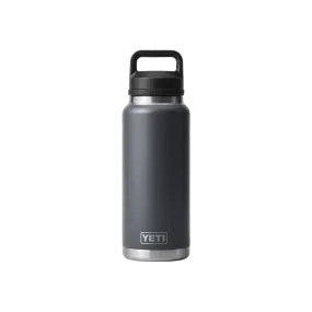 Yeti Rambler Charcoal 36 Oz Water Bottle Chug Cap