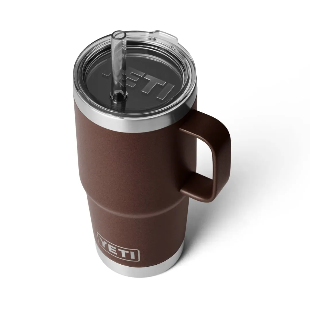 YETI Rambler Straw Mug 25oz Wetlands Brown